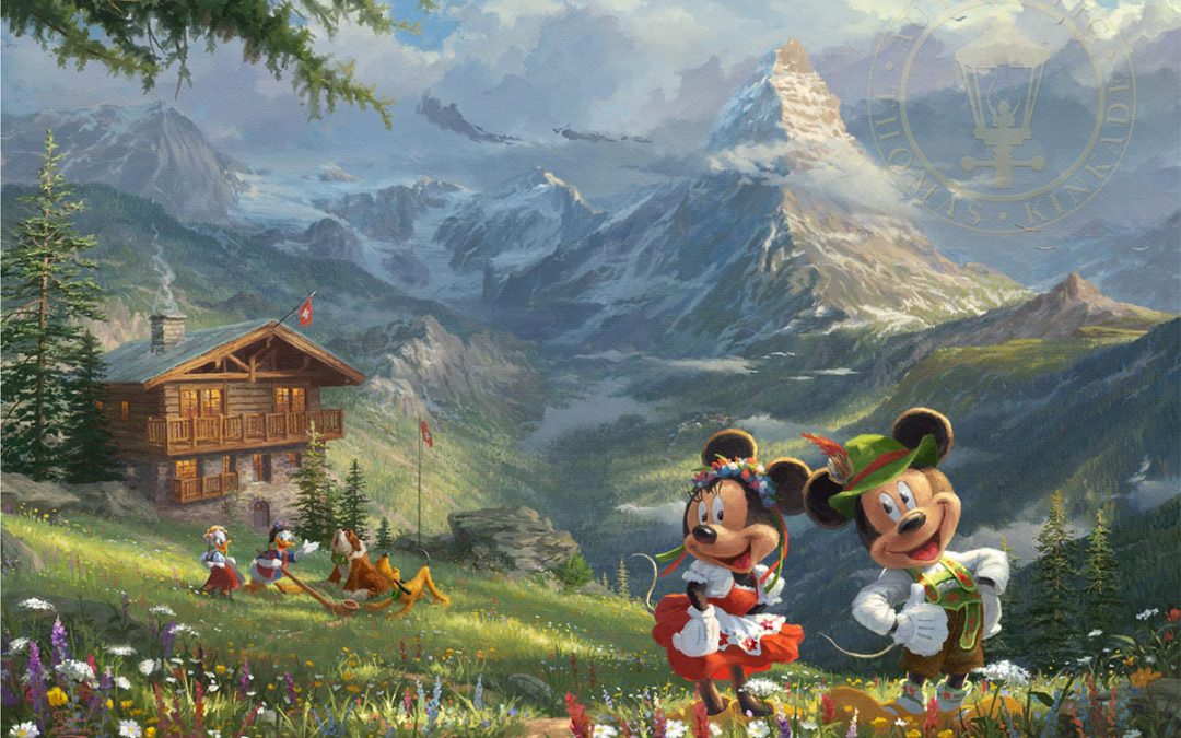 Mickey and Minnie in the Alps