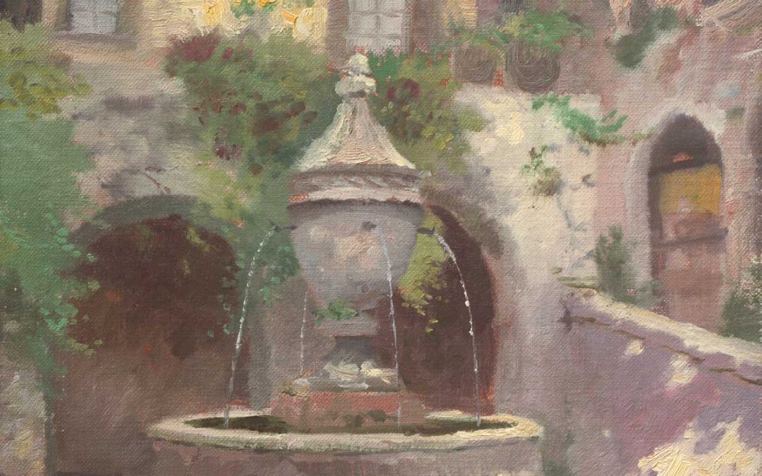 Tuscan Village Fountain