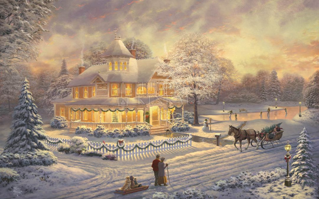 Victorian Christmas Sunset