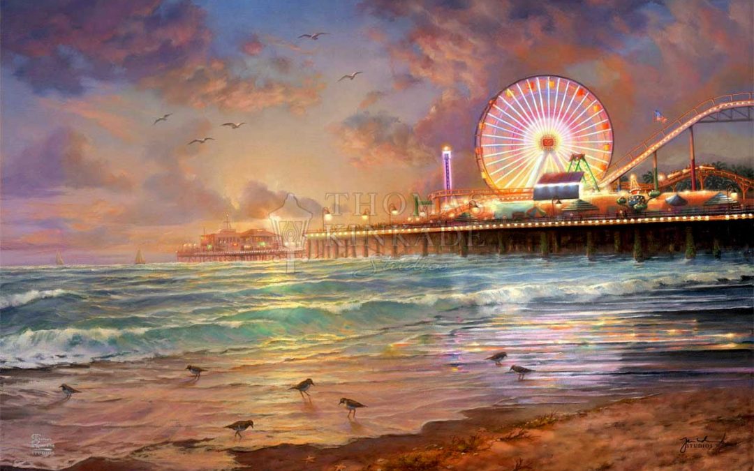 Sunset at Santa Monica Pier