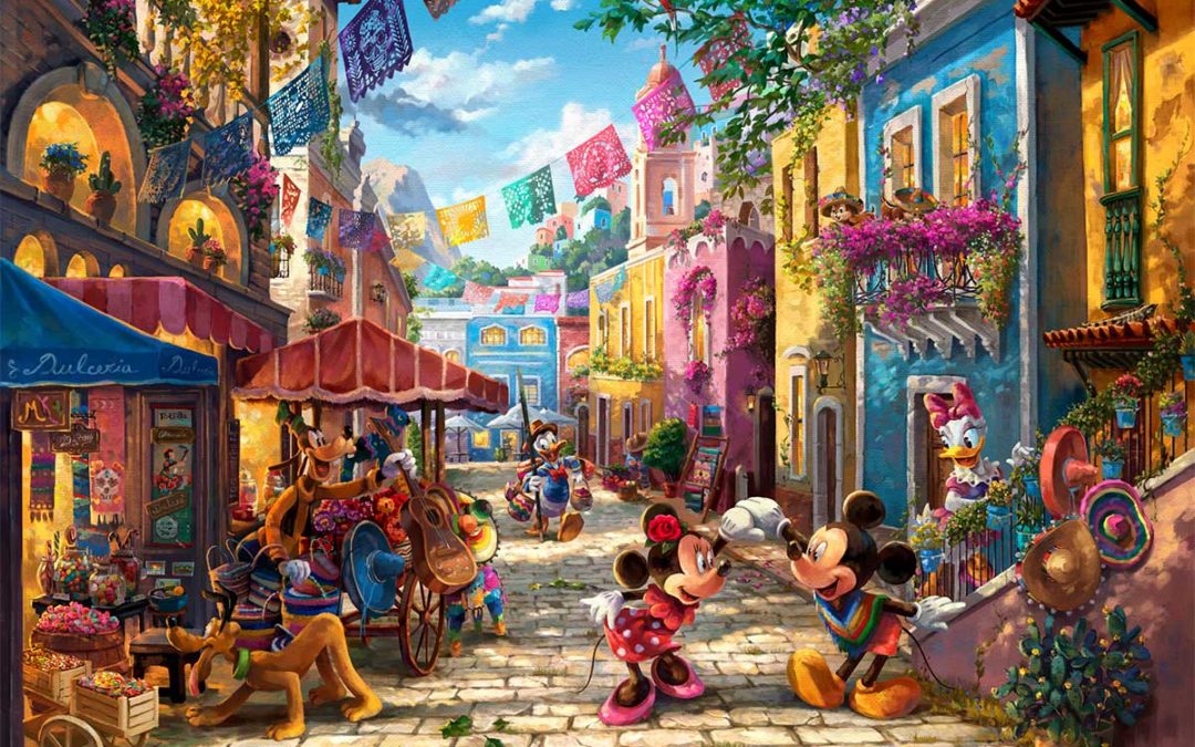 Disney Mickey and Minnie in Mexico