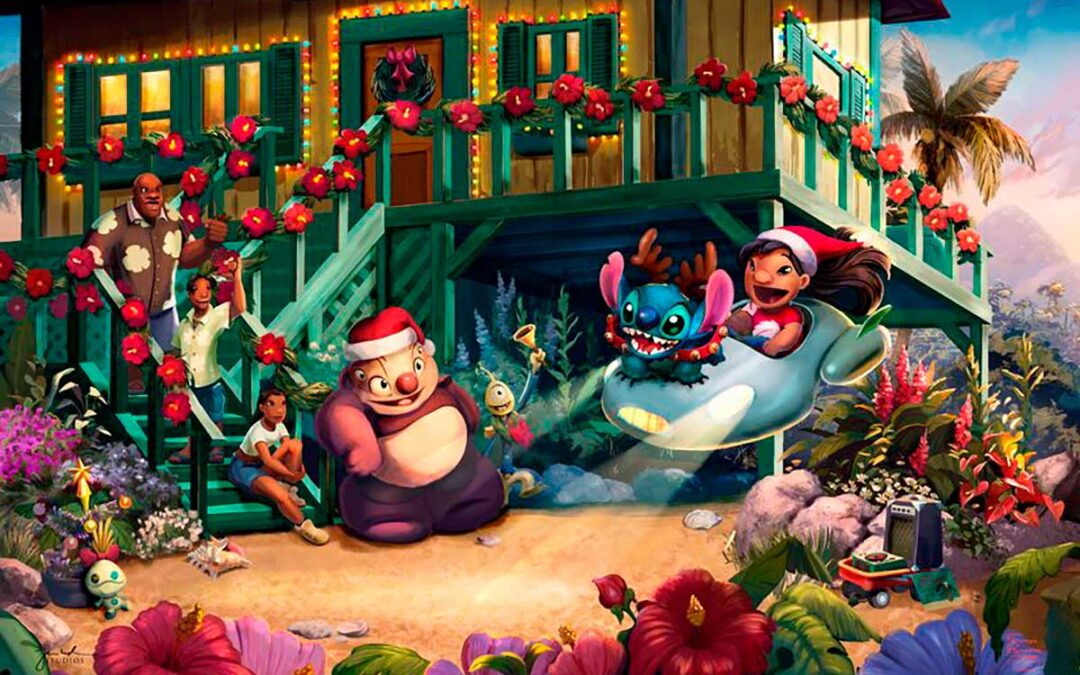 Disney Lilo and Stitch Aloha Christmas