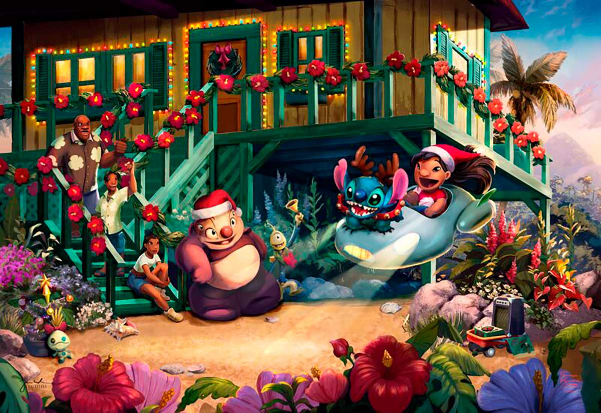 Disney Lilo and Stitch Aloha Christmas